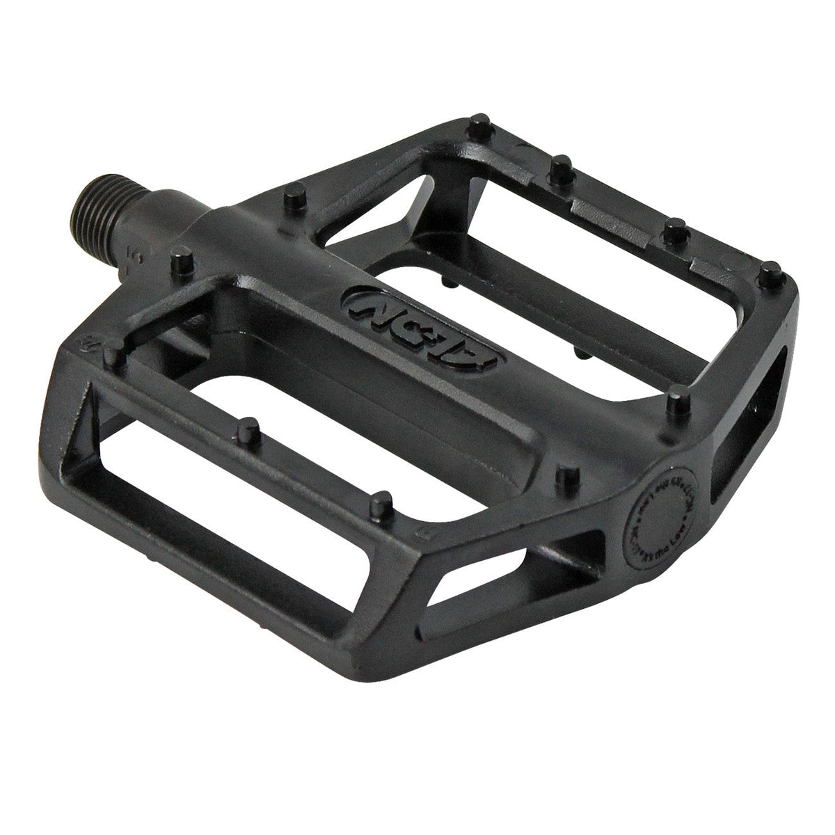 NC-17 Plattformpedal STD Zero Pro, Alu, molded Pins, Kugellager schwarz