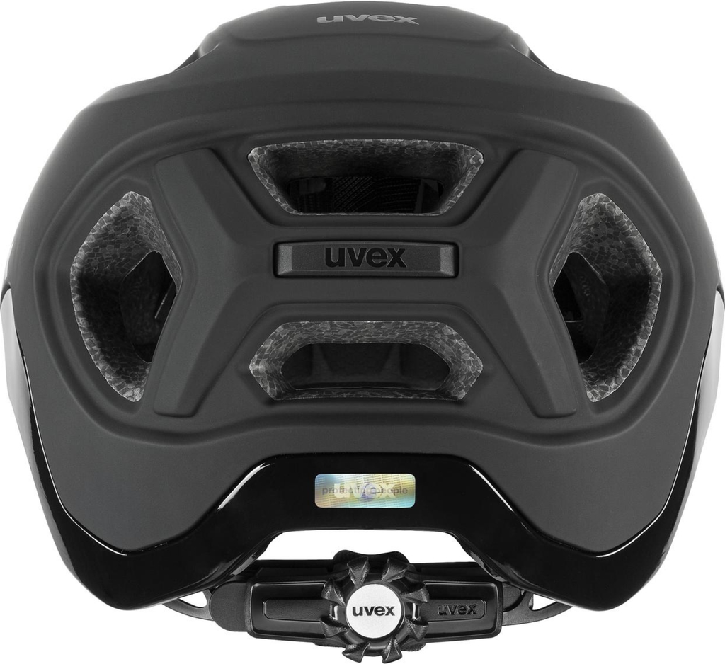 uvex React MTB-Helm Black Matt