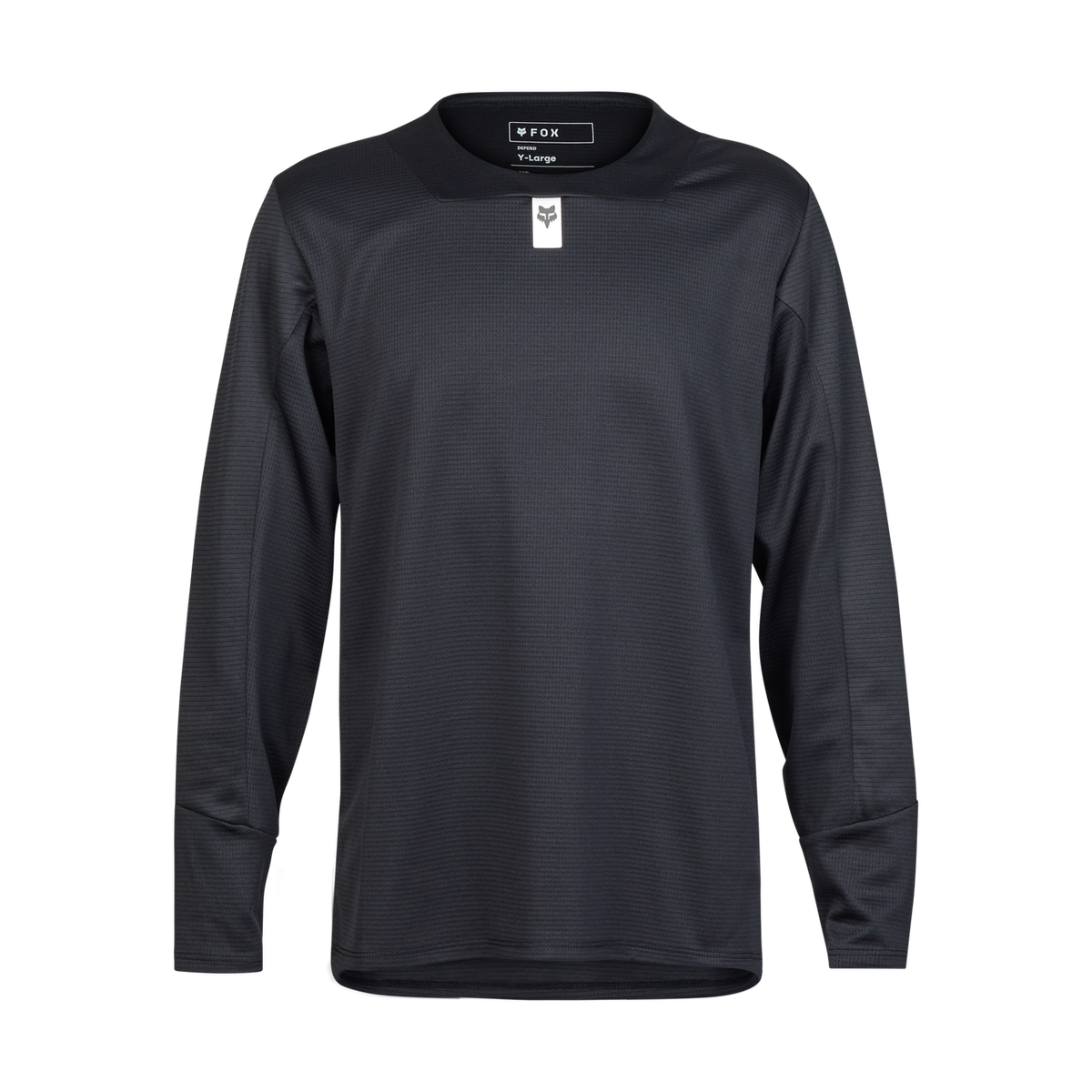 Fox YTH Defend LS Jersey Black