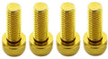 Reverse Schraubenset für Scheibenbremsen M6x18mm gelb