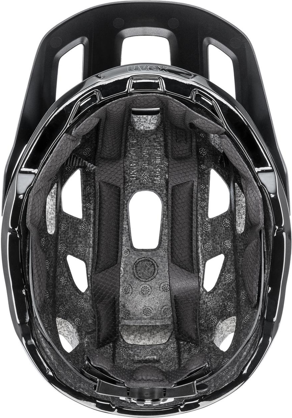uvex React MTB-Helm Black Matt