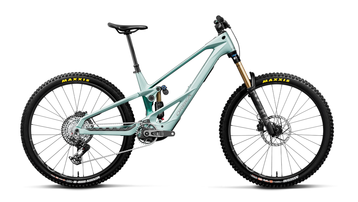 Orbea WILD LT M-TEAM RS Smooth Silver (Matt) - Escape Green C. View (Gloss) (2027)
