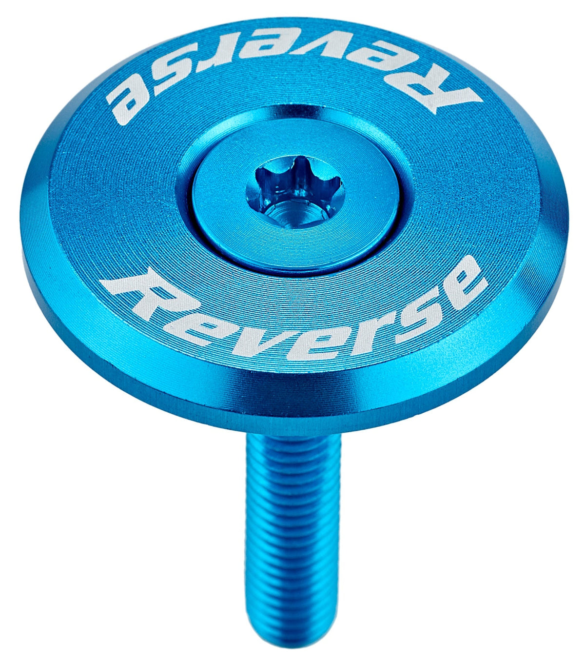 Reverse Steuersatzkappe hellblau