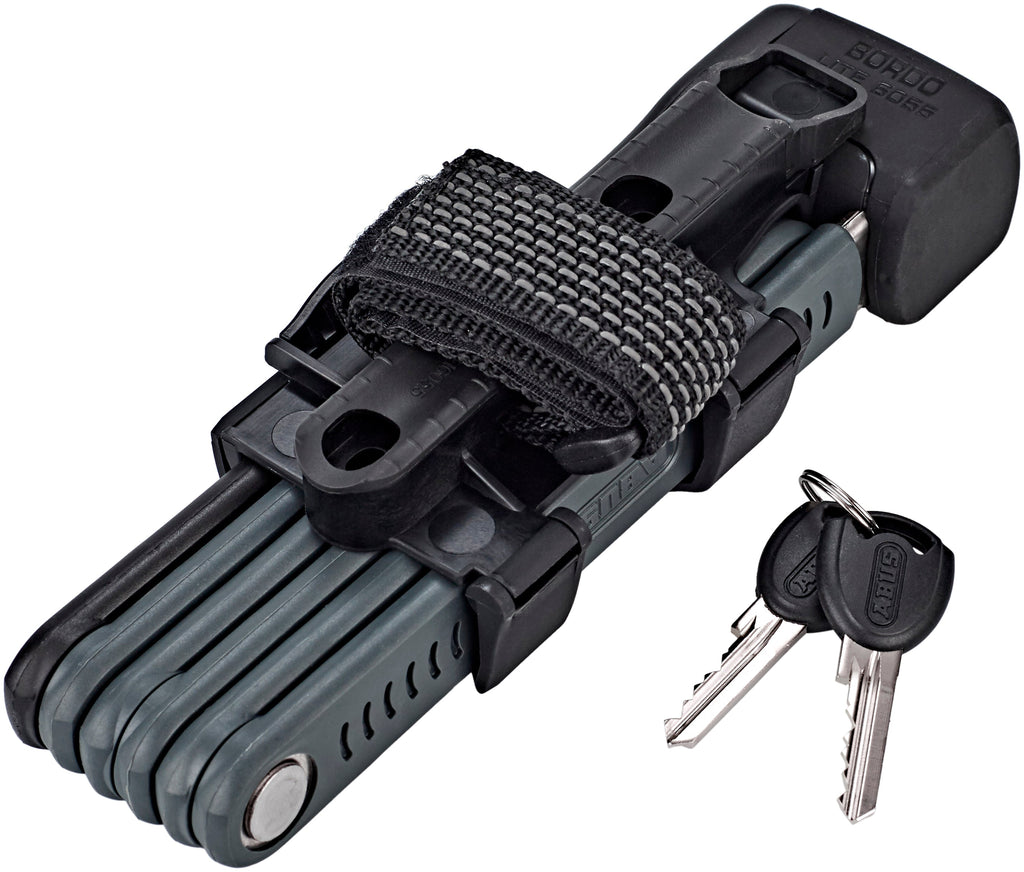 ABUS 6055 SH Bordo Lite Faltschloss schwarz/grau