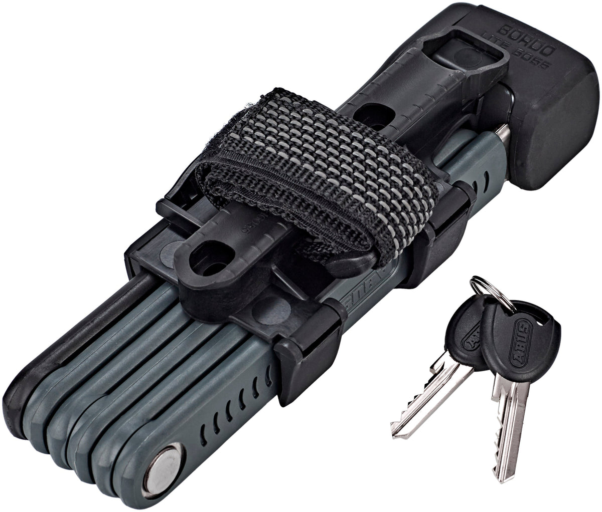 ABUS 6055 SH Bordo Lite Faltschloss schwarz/grau
